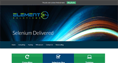 Desktop Screenshot of element34.com