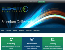 Tablet Screenshot of element34.com